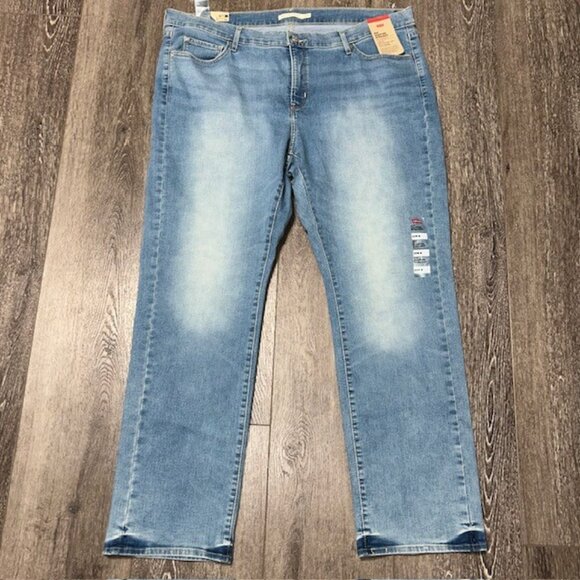 Levi's Denim - Levi’s Women’s Blue Jeans 314 Shaping Straight Size 22W M New With Tags NWT